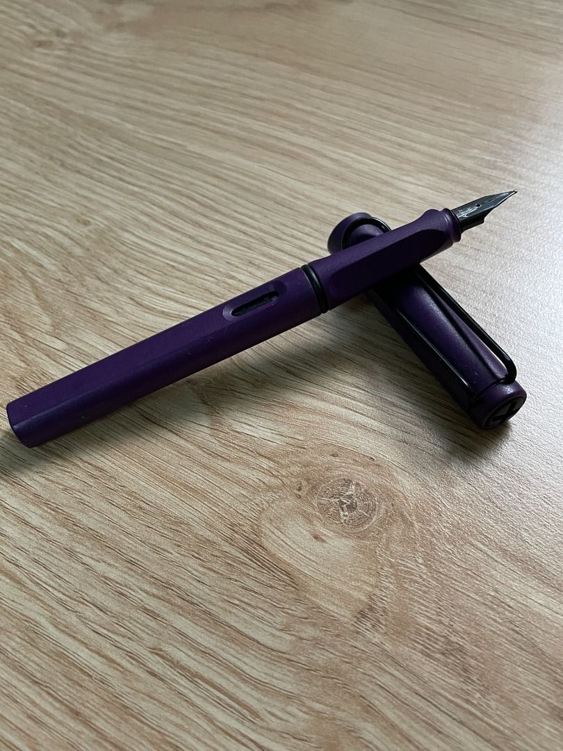 Lamy safari dark lilac fountain pen clearance