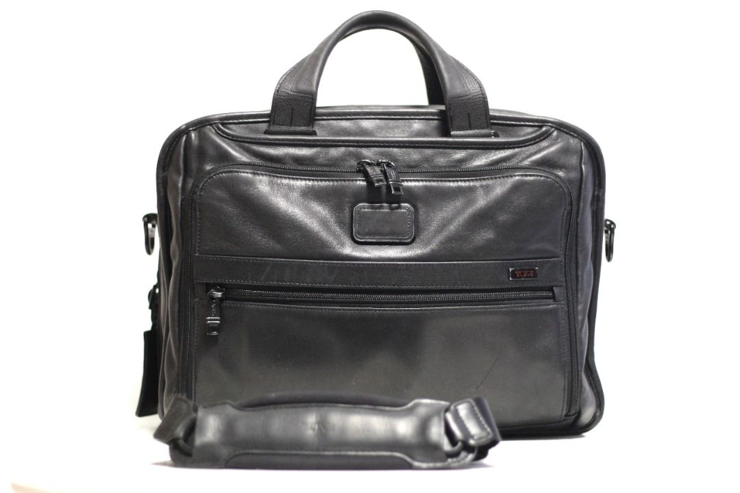 Leather Laptop Bag Tumi 96132D2 Alpha 2 Leather Organizer