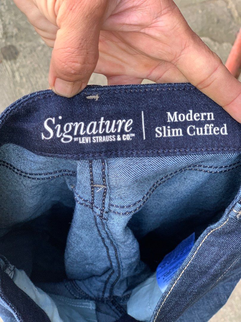 Levi's modern sales slim cuffed jeans