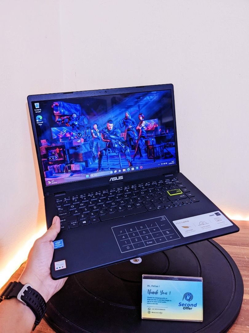 LIKE NEW Garansi 2025 Laptop Asus Vivobook E410MA RAM 4GB SSD 512GB