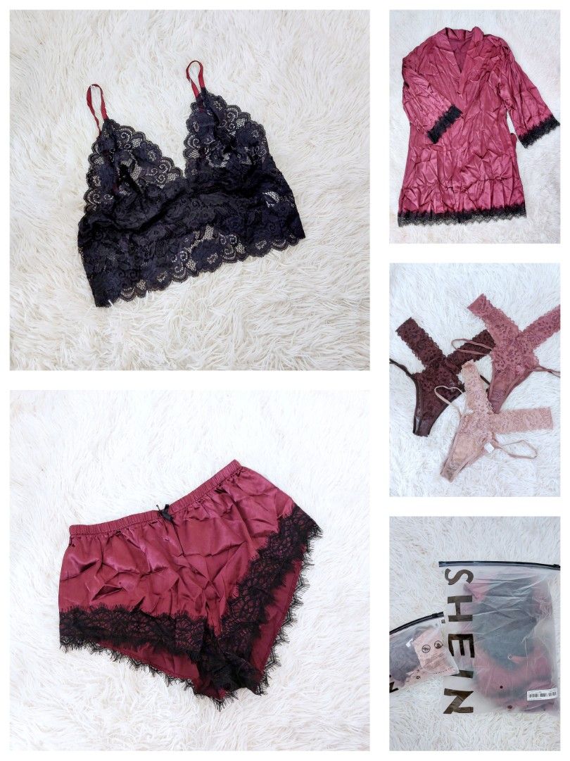 Lingerie set for women Shein M to L Women s Fashion Undergarments Loungewear on Carousell
