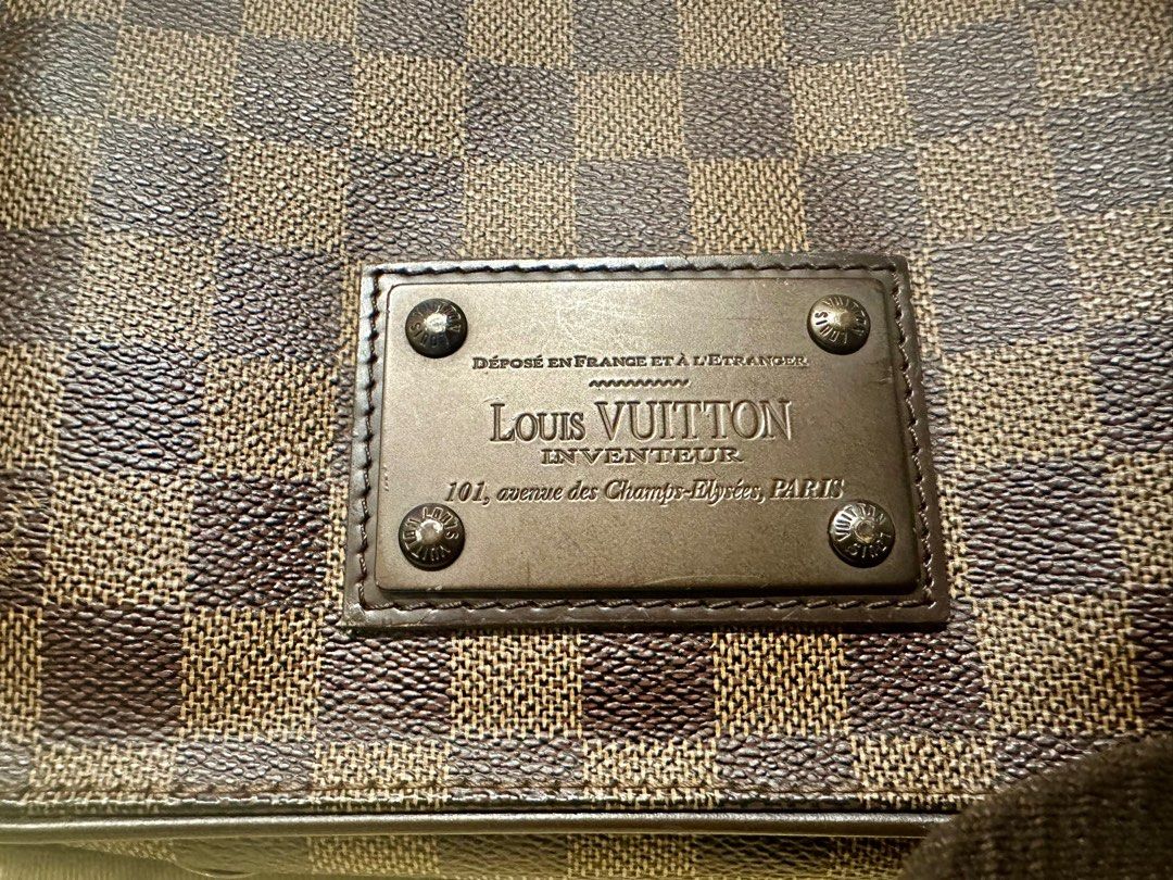 LOUIS VUITTON BROOKLYN PM DAMIER EBENE CANVAS BAG -FULL SET-, Luxury, Bags  & Wallets on Carousell