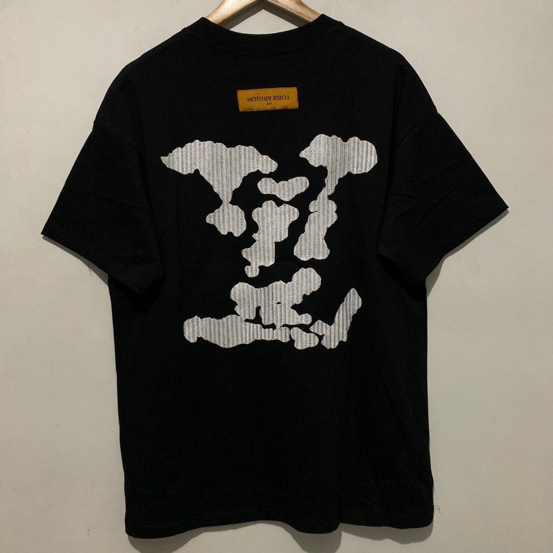 Louis Vuitton white Hybrid Logo-Patch T-Shirt