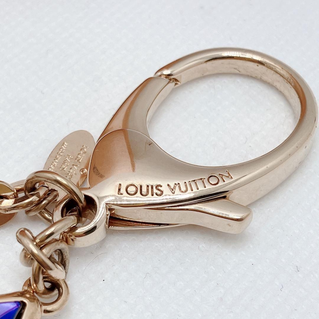 Louis Vuitton LV Portrait Figurine Key Holder and Bag Charm