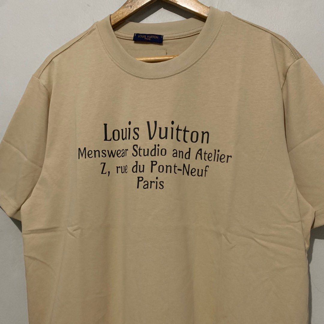 LOUIS VUITTON MENSWEAR STUDIO & ATELIER T-SHIRT, Men's Fashion, Tops &  Sets, Tshirts & Polo Shirts on Carousell