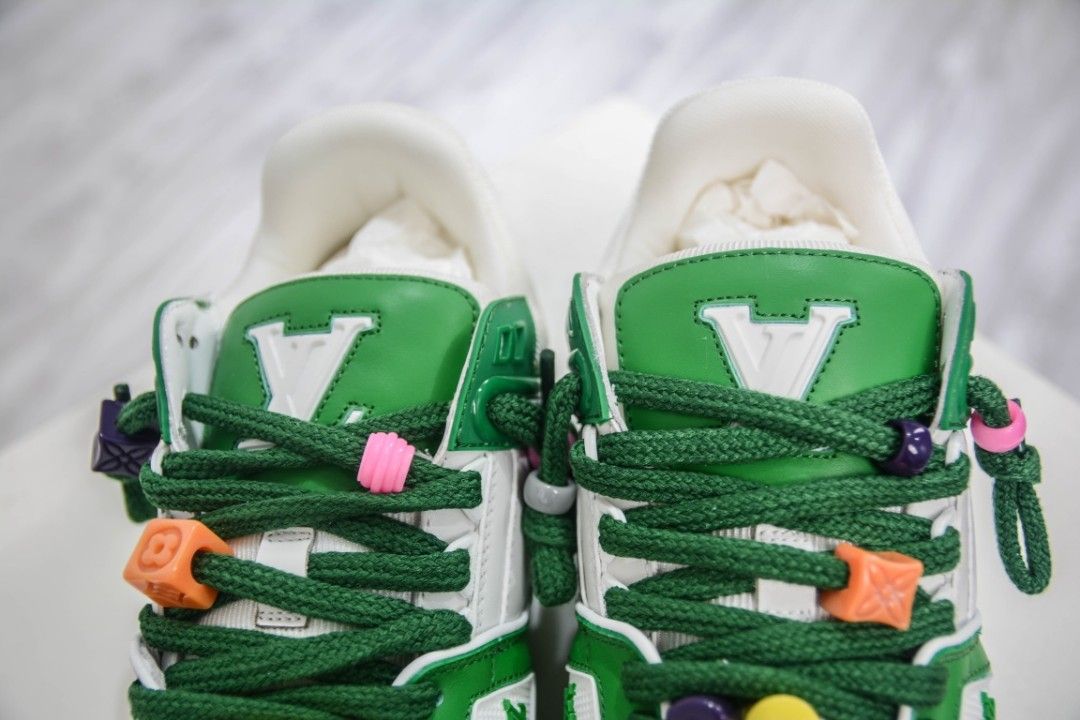 Louis Vuitton Trainner Maxi Sneaker “White Orange” (2023) 1AB8SR