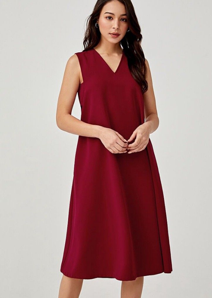 Maroon cut out dress hotsell