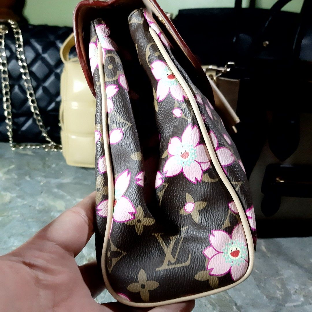 Louis Vuitton Limited Edition Cherry Blossom Sac Retro Satchel, Louis  Vuitton Handbags