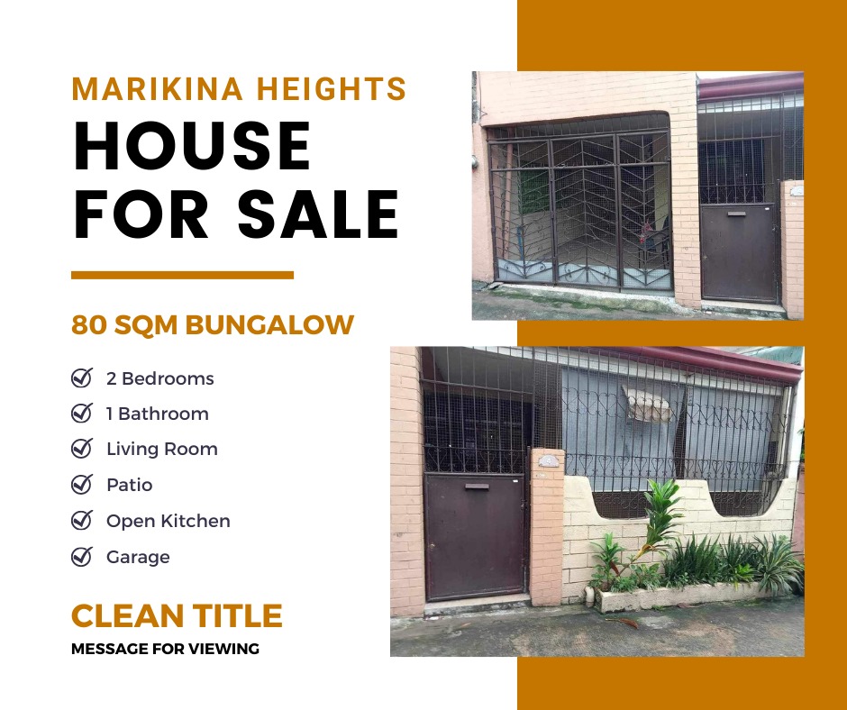 MARIKINA CITY HOUSE FOR SALE, Property, For Sale, House & Lot on Carousell