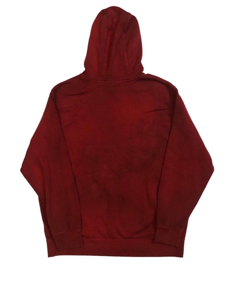 Maroon Nike hoodie Men s Fashion Tops Sets Hoodies on Carousell