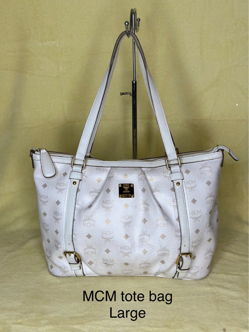 MCM tote bag, Luxury, Bags & Wallets on Carousell