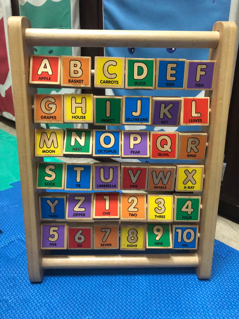 Melissa and Doug ABC 123 Abacus Hobbies Toys Toys Games on