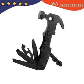 Mertwoa | ZEST Palu Multifungsi Tactool 19 in 1 Hammer Knife Portable - KA-62B