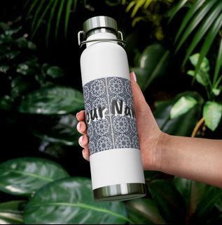 METAL WATER BOTTLE CUSTOM NAME & DESIGN 22oz