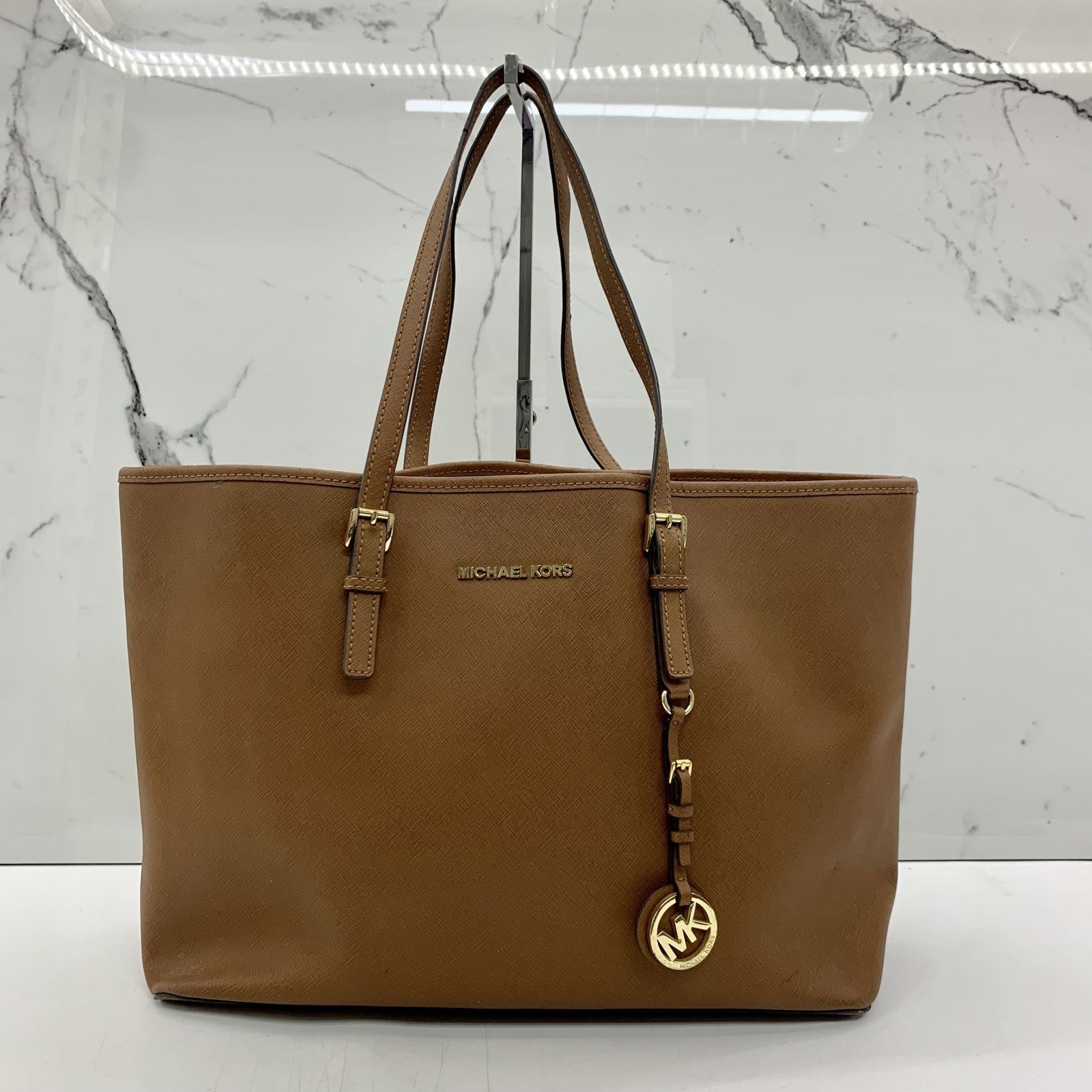 Michael Kors brown tote bag, Luxury, Bags & Wallets on Carousell