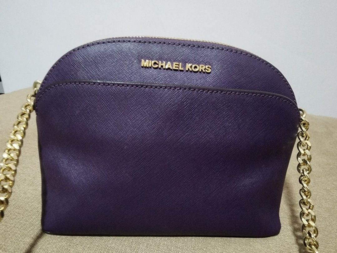 Purple michael kors bag cheap