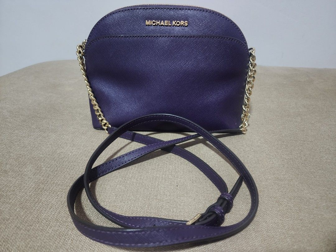 Michael Kors Purple Shoulder Bag Sling Bag Crossbody Bag Luxury