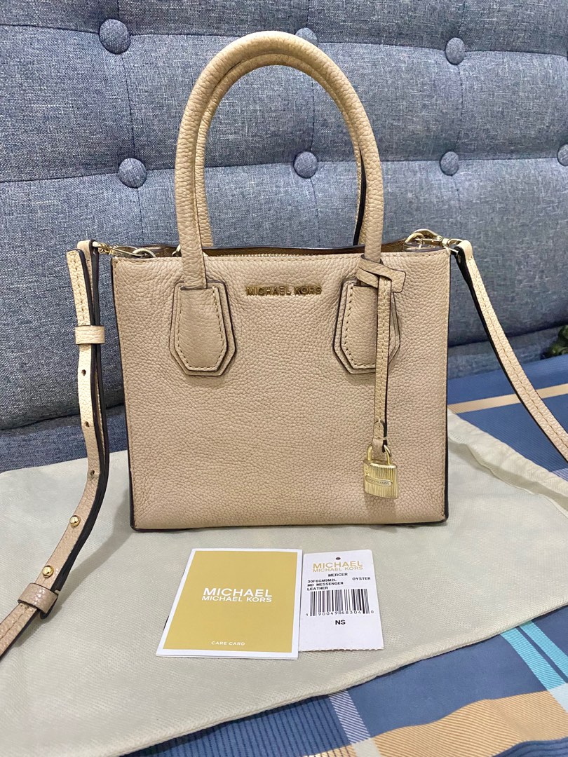 Michael Michael Kors Mercer Large Convertible Tote Oyster