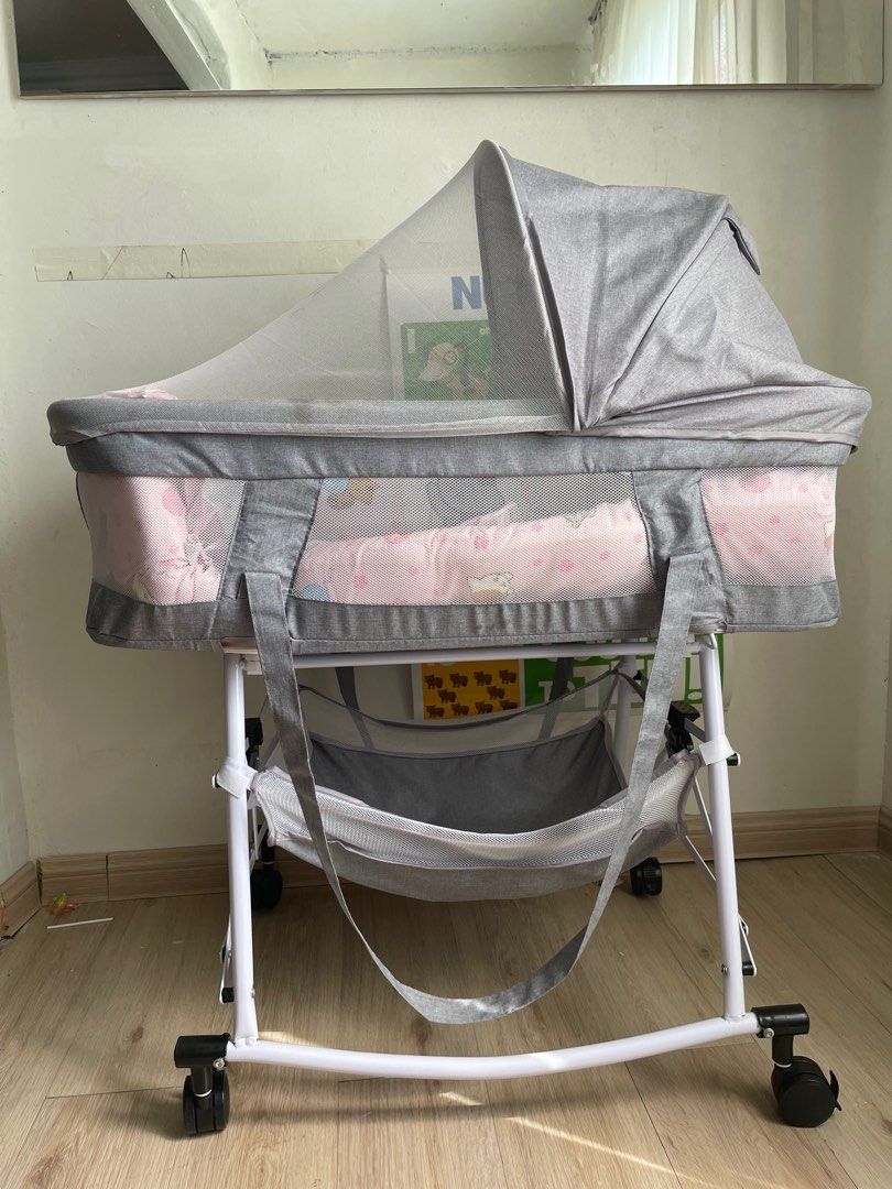 Mini baby crib, Babies & Kids, Baby Nursery & Kids Furniture, Cots