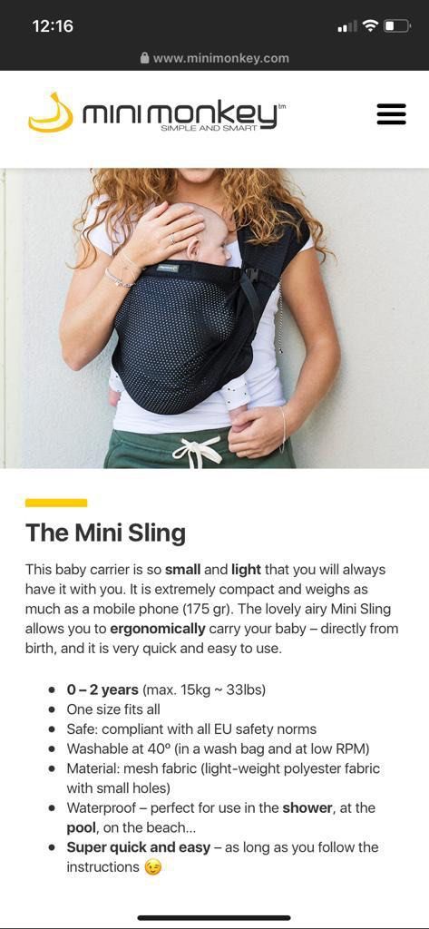 Mini monkey sling instructions on sale