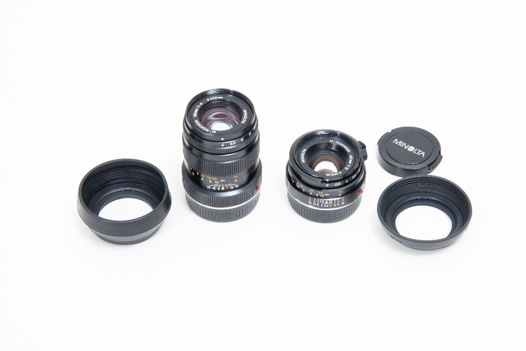 Minolta M-Rokkor 40mm f2.0 & 90mm f4.0 V2 , 攝影器材, 鏡頭及裝備