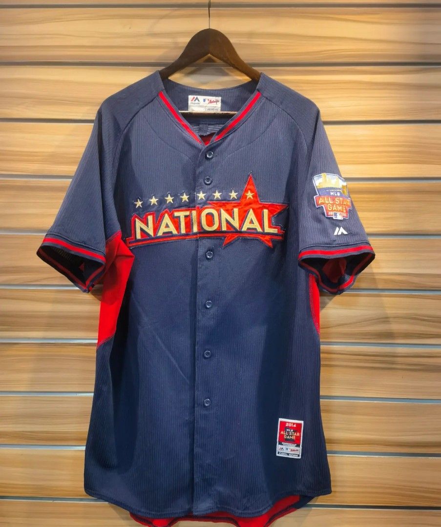 American League 2014 MLB All Star Game Majestic Jersey Minnesota 44