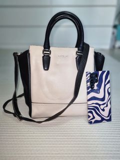 Monochrome Mini Tote bag w sling (REFER TO LISTING DESCRIPTION)