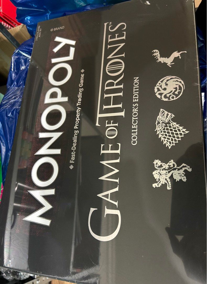 Juego De Tablero Monopoly: Game Of Thrones - Collectors Edition  Edad Minima 8 Nivel Dificultad Bajo Ingles 5910498