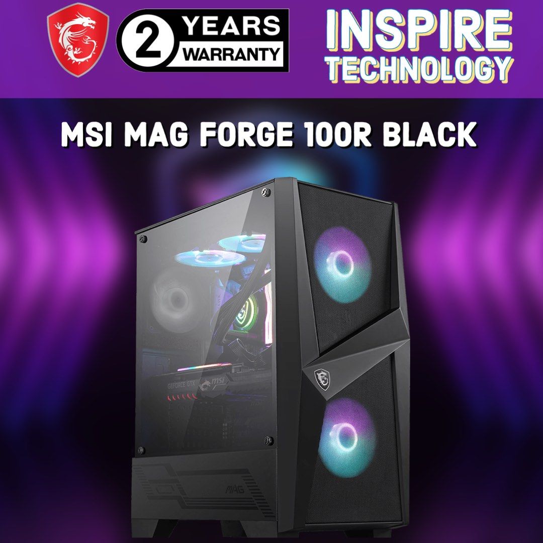 MSI Gaming on X: The MAG FORGE 100R equipped with 2 pre-installed