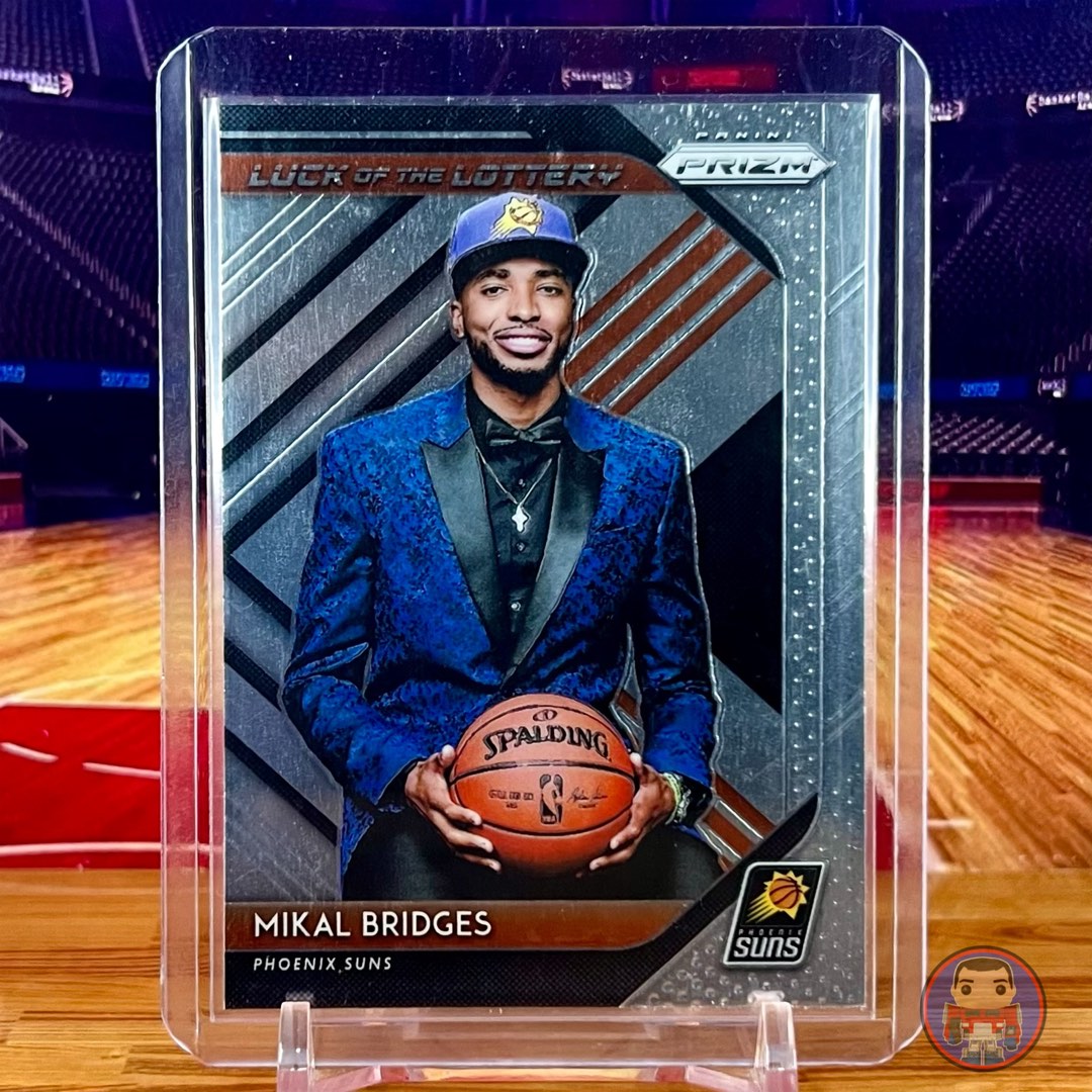 NBA Cards Mikal Bridges 201819 Panini Prizm Luck of the Lottery 10