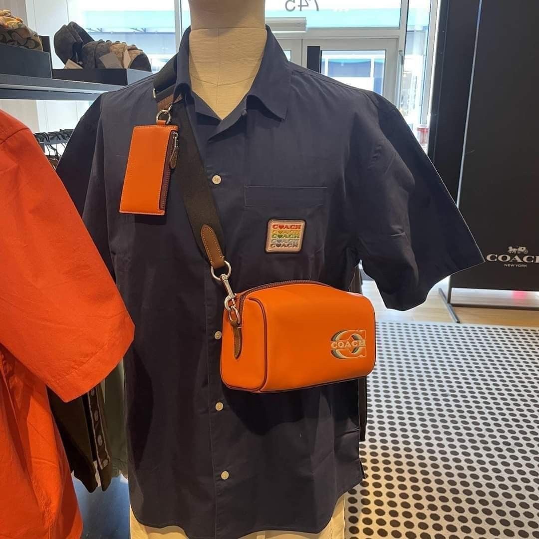 Coach orange sling bag online