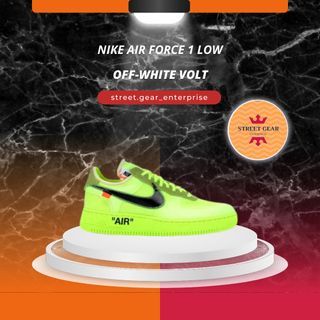 SNEAKR Keychain Nike Air Force 1 Low Off-White ICA University Gold