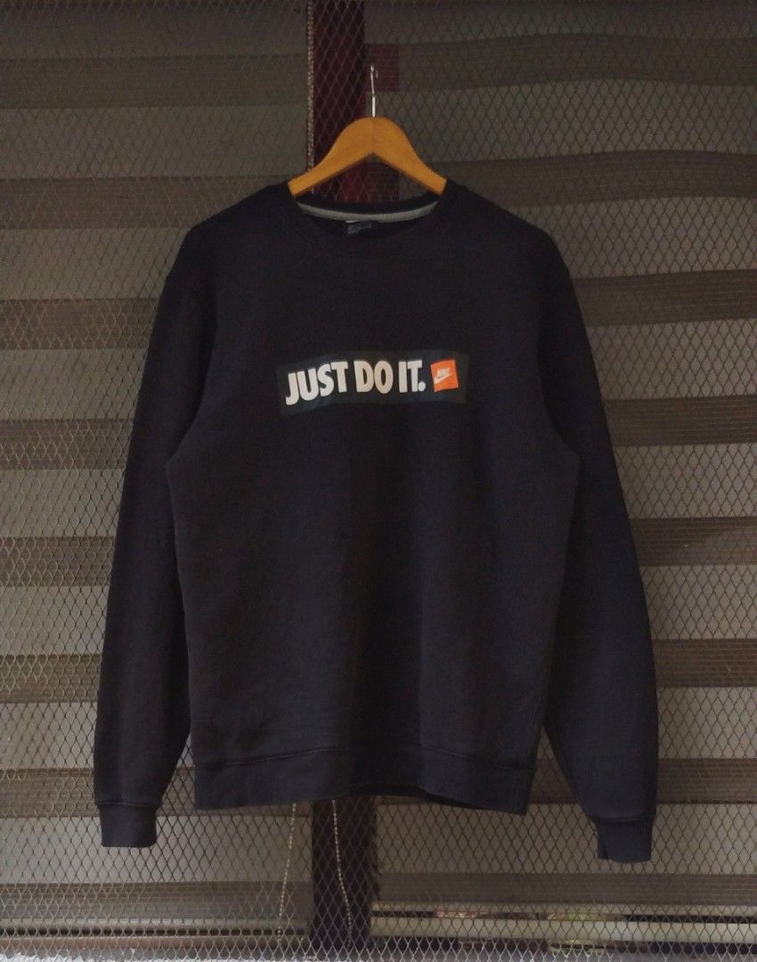 Nike just do it logo sweatshirt on sale