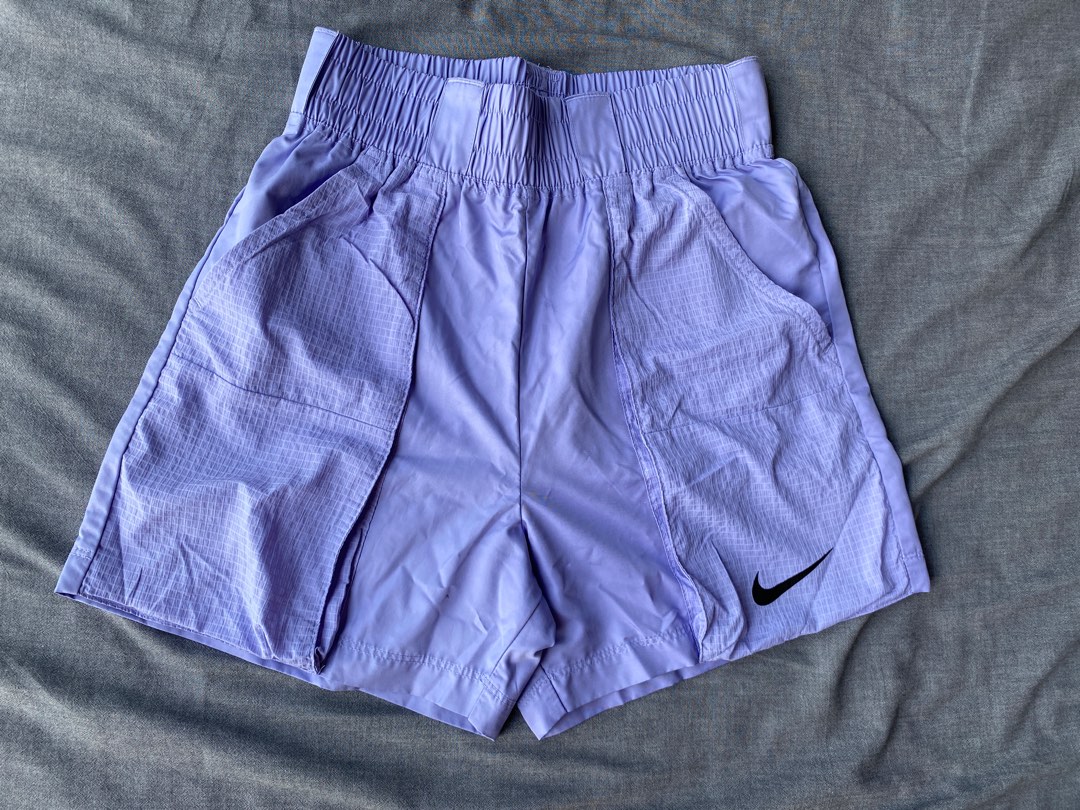 blue and purple nike shorts