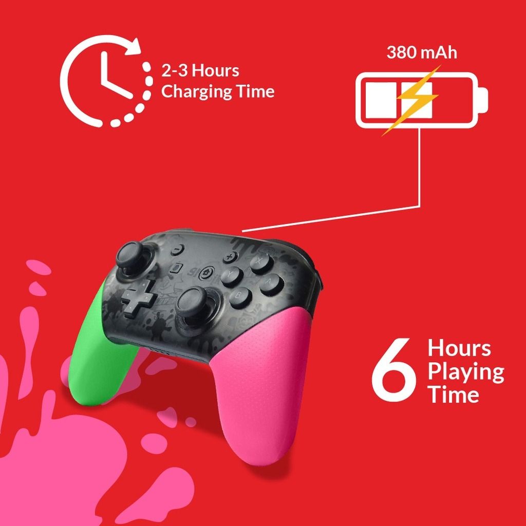 Switch pro controller charging time sale