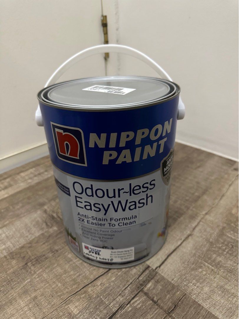 Nippon Paint Odourless Easy wash creamy white, Hobbies & Toys, Stationery & Craft, Craft