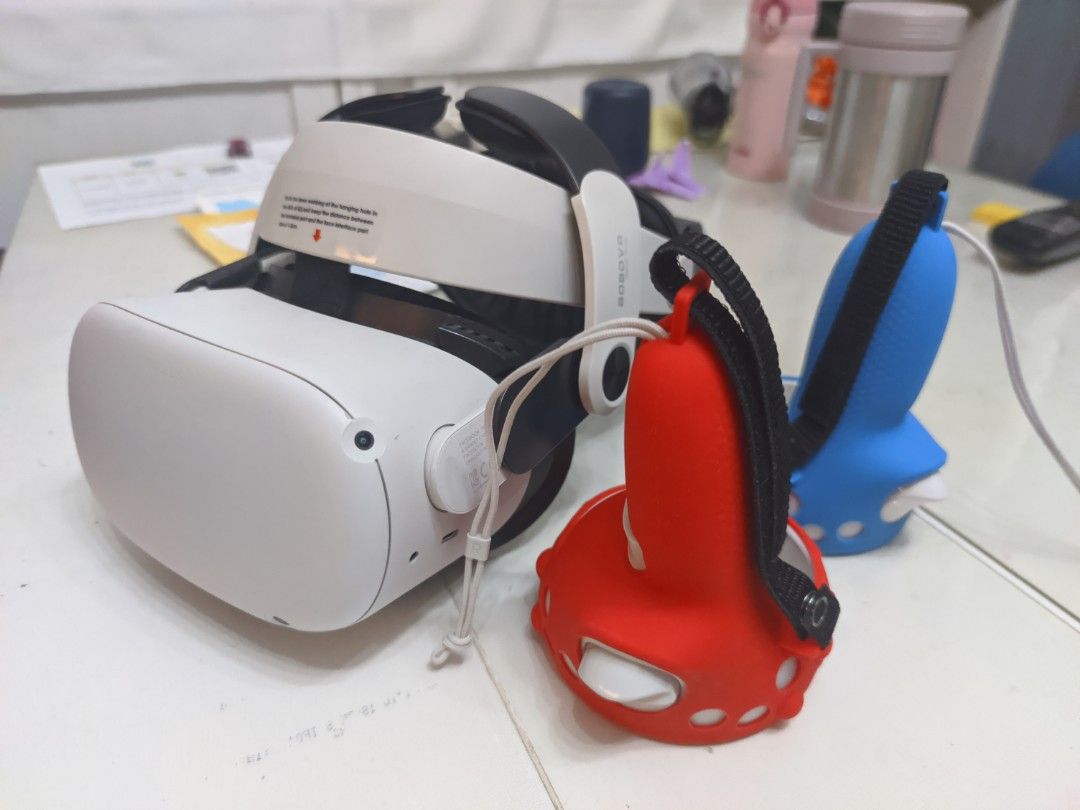 Oculus Quest 2 256GB 最高容量型號，連最舒適BoBo M2+頭戴，手制防撞