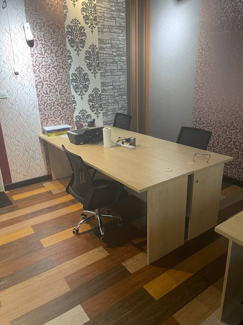 Small office table discount and chair set