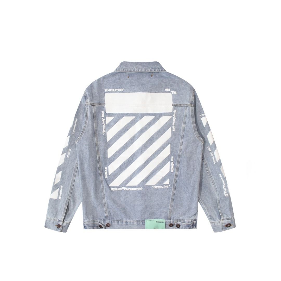 Off white temp top jacket