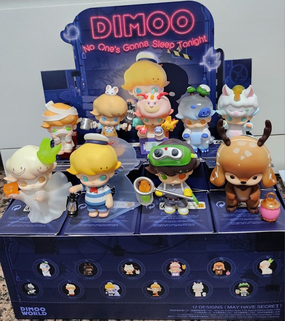 $150 FOR ALL - OPEN FULL CASE OF DIMOO NO ONES SLEEPING TONIGHT ...