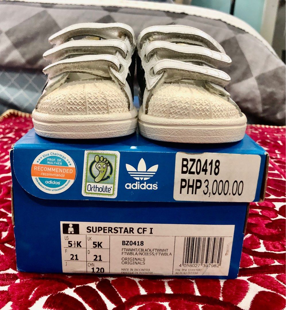 Adidas superstar original toddler hot sale