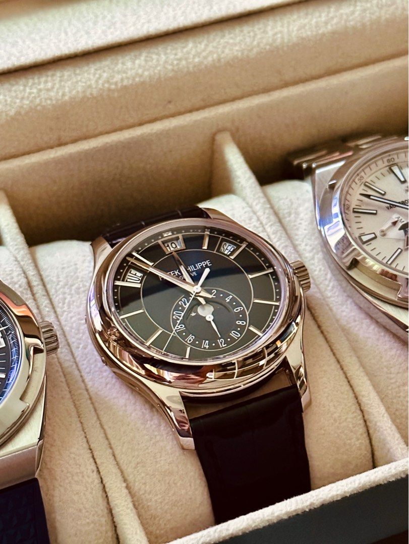 cestlavie_90💜⁷ on X: Jimin's watch ⌚ PATEK PHILIPPE ANNUAL CALENDAR, MOON  PHASE 5205G $52,900 RM 214,900 @BTS_twt  / X