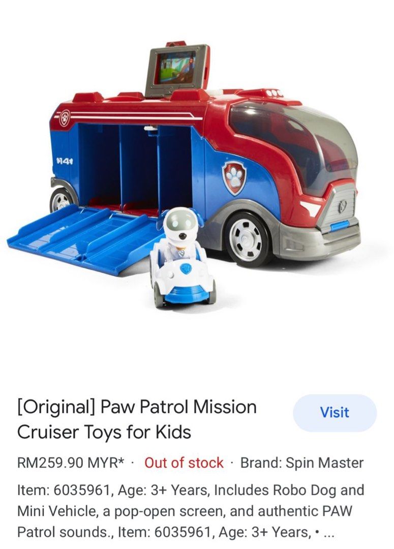 Paw Patrol Hobbies Toys Toys Games on Carousell