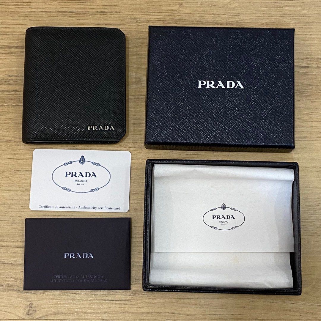Prada card holder, Men's Fashion, Watches & Accessories, Wallets