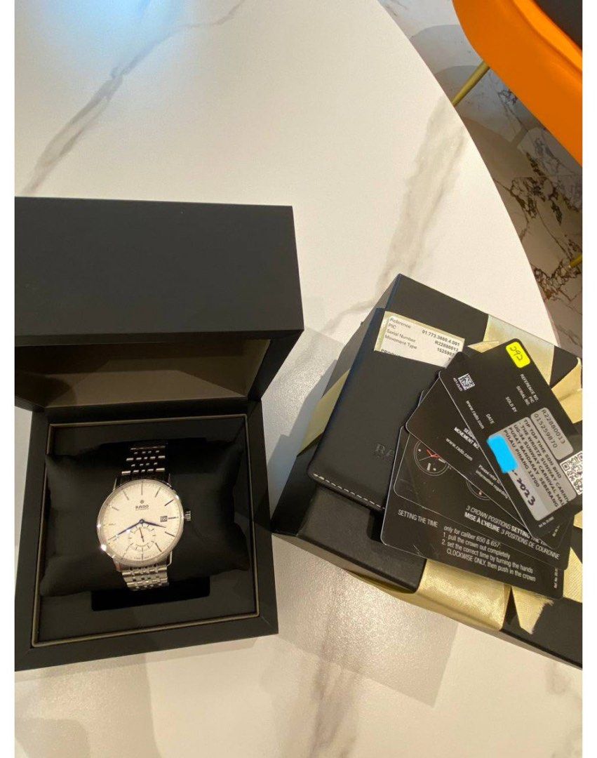 RADO COUPOLE REF R22880013 41MM AUTOMATIC WATCH YEAR 2023 Men s