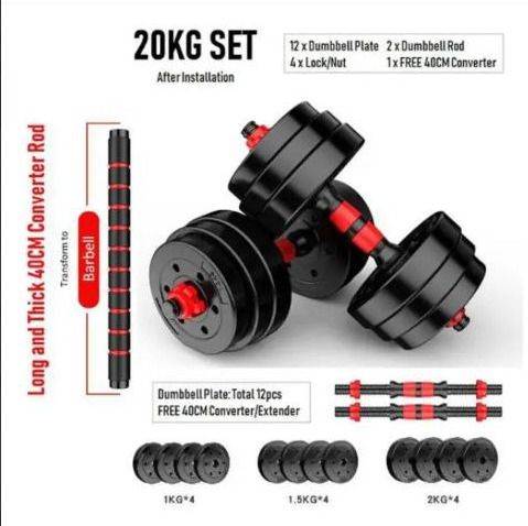 Dumbbell set 10 15 20 outlet