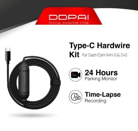 DDPAI Hard Wire Cable Kit for Mini & Mini Pro Dash Camera (with