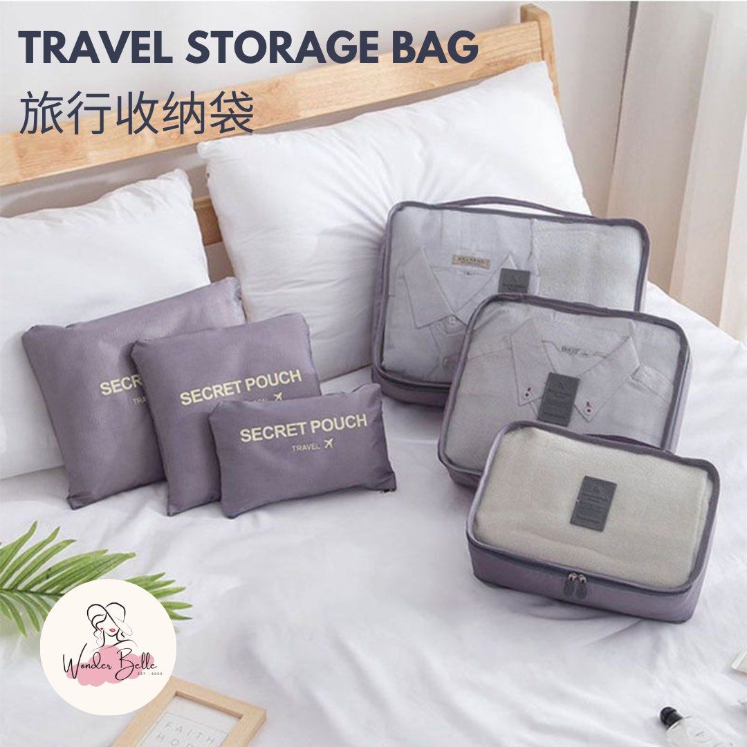 Ready Stock Multifunction Set 6 in 1 Clothes Storage Travel Bag
