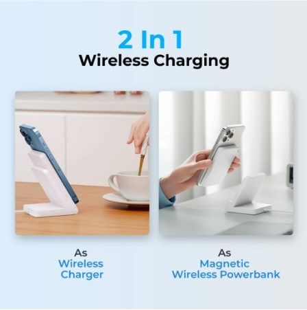 Xiaomi Magnetic Wireless Power Bank 5000mAh P05ZM For iPhone 12 13 14 Pro  Mag-safe Wireless