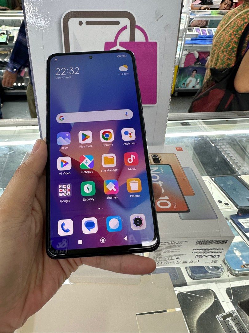 redmi note 10 pro 8/256gb good as new (Category: Xiaomi) located in Cainta. Submitted by vine_gadget_shop (Listing ID 1257314731, Image 1). Description: redmi note 10 pro 8/256gb good as new complete package pick up store greenhills shopping center we accept trade in we accept credit card installment we do cod and door to door we ship nationwide for fast transaction call 09277368323 look for vine.